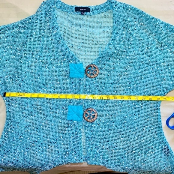 🏝️ 🐠Beachy Tropical Women’s Kaktus Layering Jacket, Sz L, Pre-owned 🐚 ☀️ - Picture 9 of 9